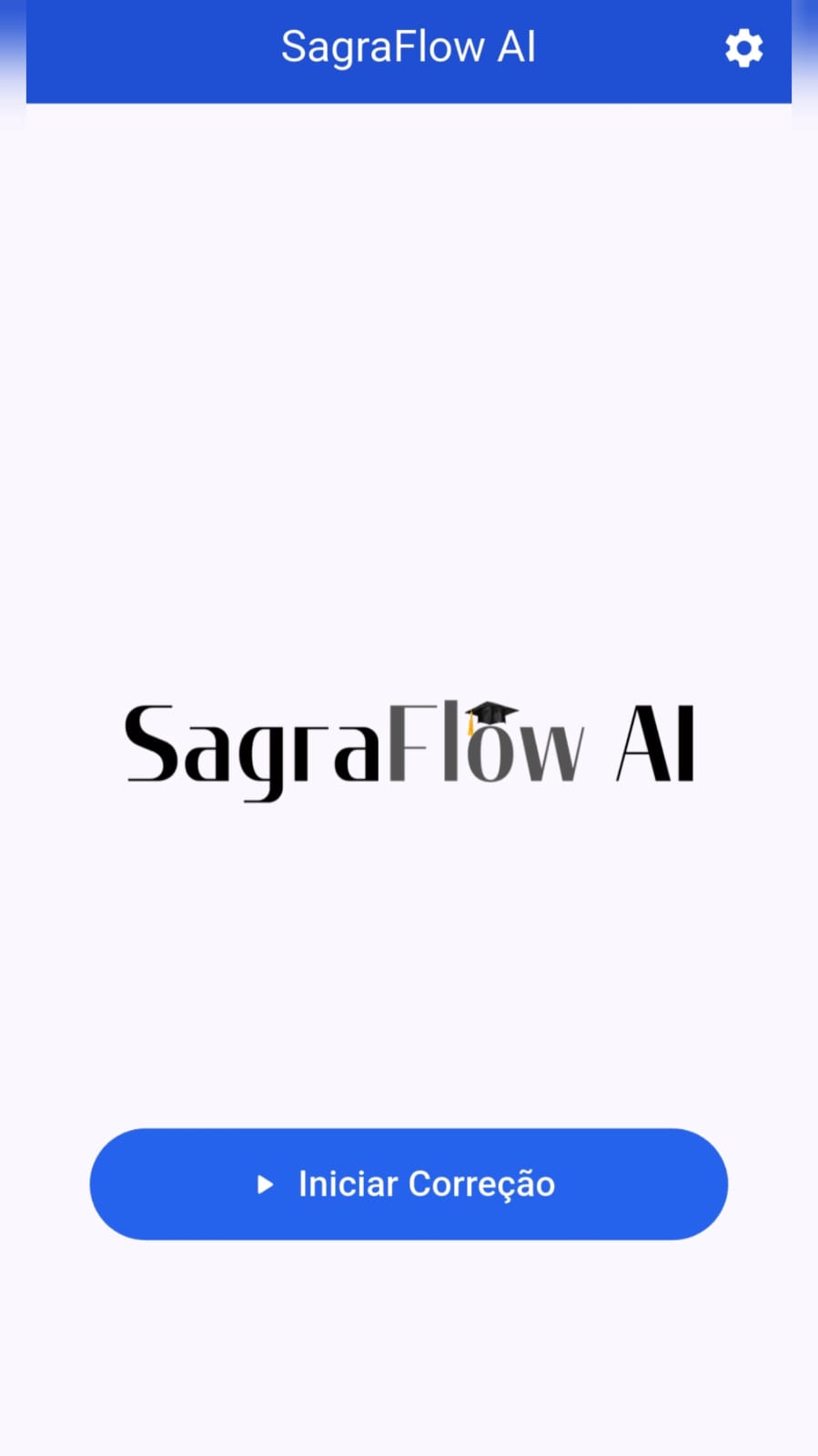 App home screen